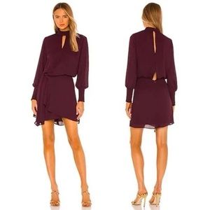 NWT Krista mini dress revolve chiffon high neck dress